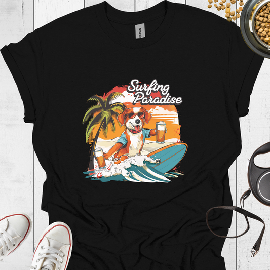 Surfing Paradise T-Shirt - Hundeliebe Mode