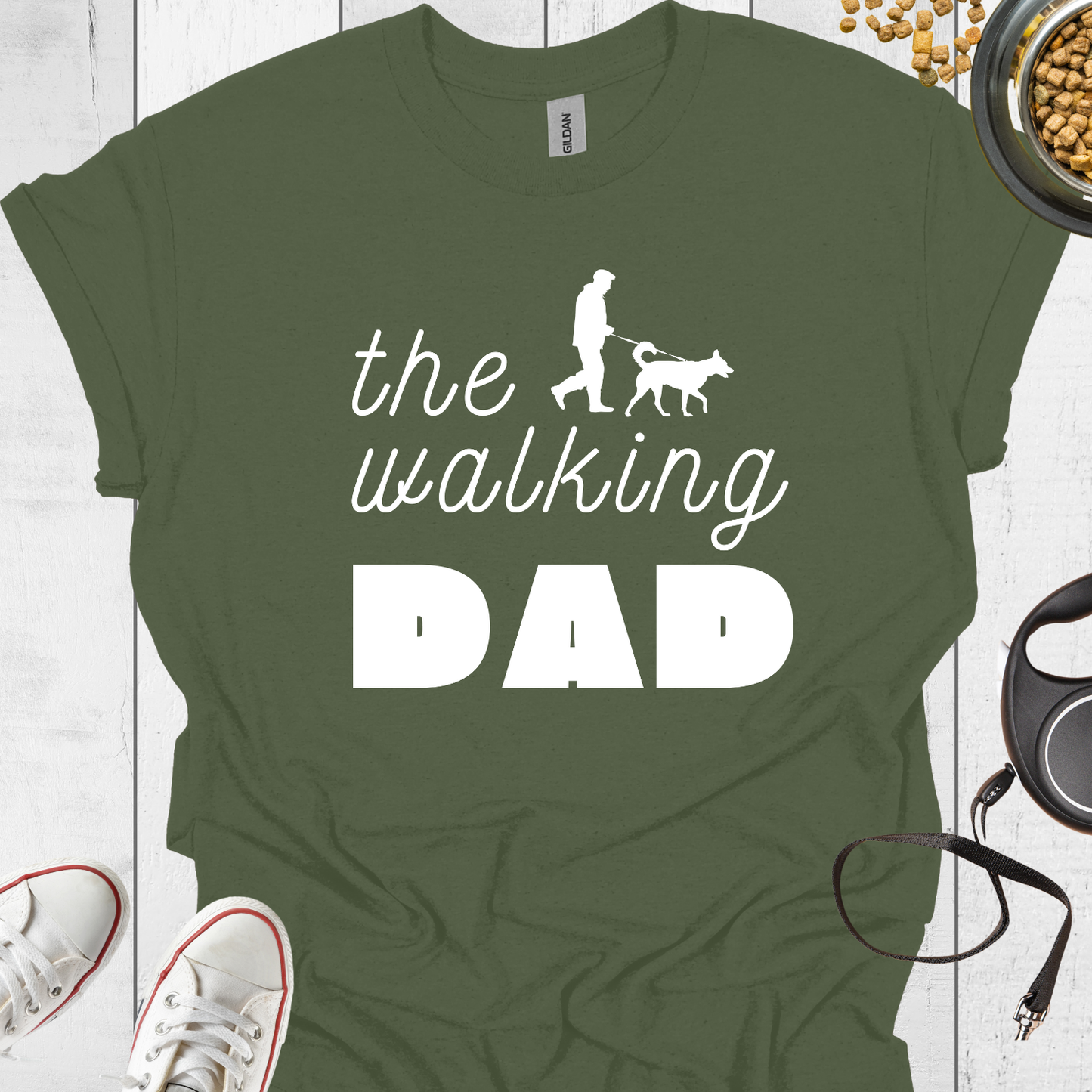The Walking Dad T-Shirt - Hundeliebe Mode