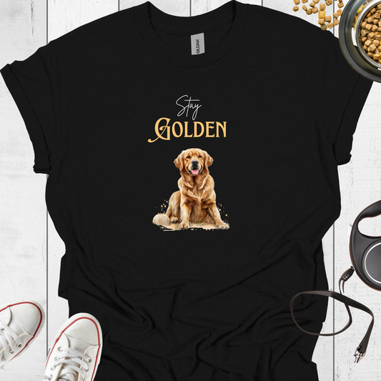 Golden Retriever T-Shirt für Hundeliebhaber - Hundeliebe Mode