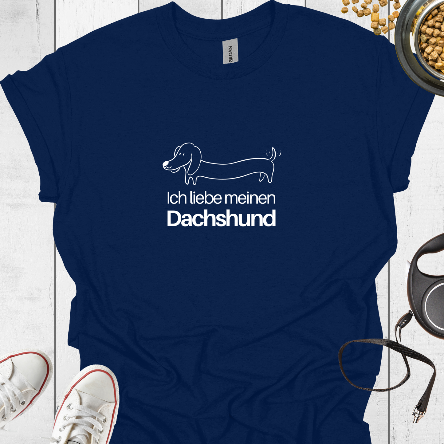 Ich liebe meinen Dachshund T-Shirt - Hundeliebe Mode