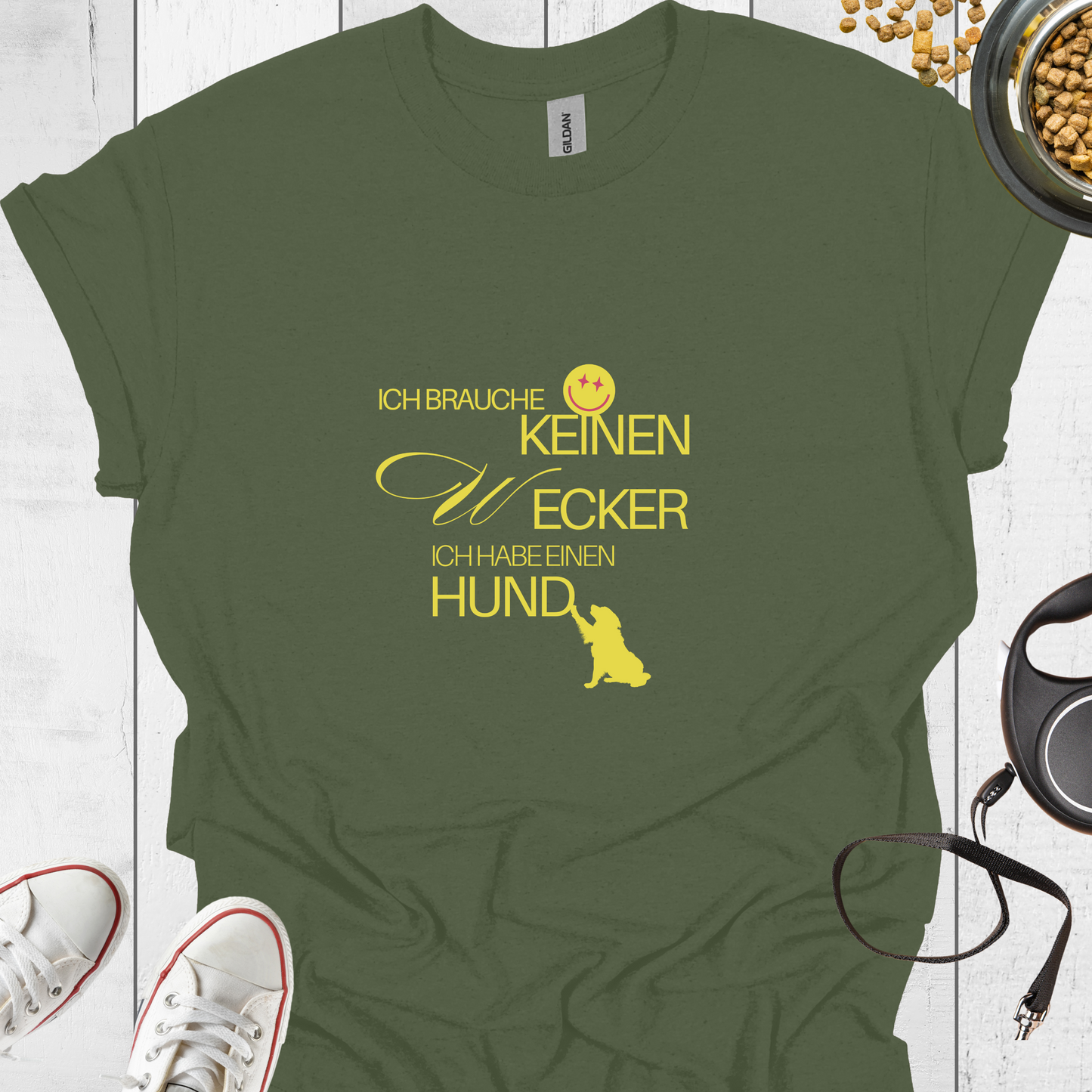 Ich brauche keinen Wecker, ich habe einen Hund - Hundeliebe Mode