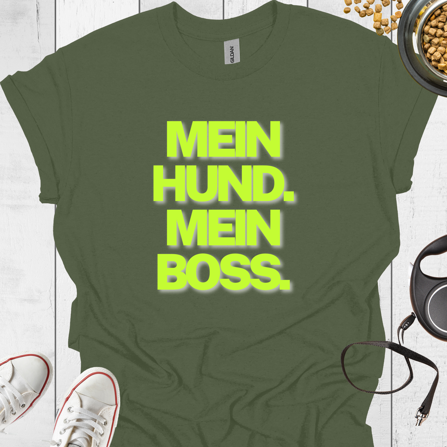 Mein Hund Mein Boss T-Shirt - Hundeliebe Mode