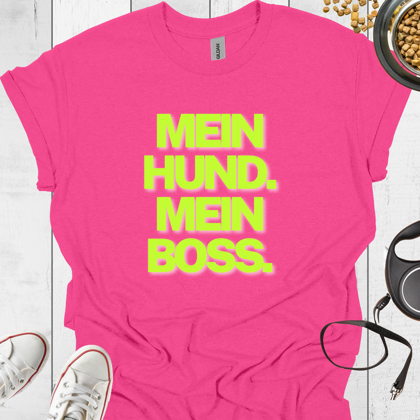 Mein Hund Mein Boss T-Shirt - Hundeliebe Mode