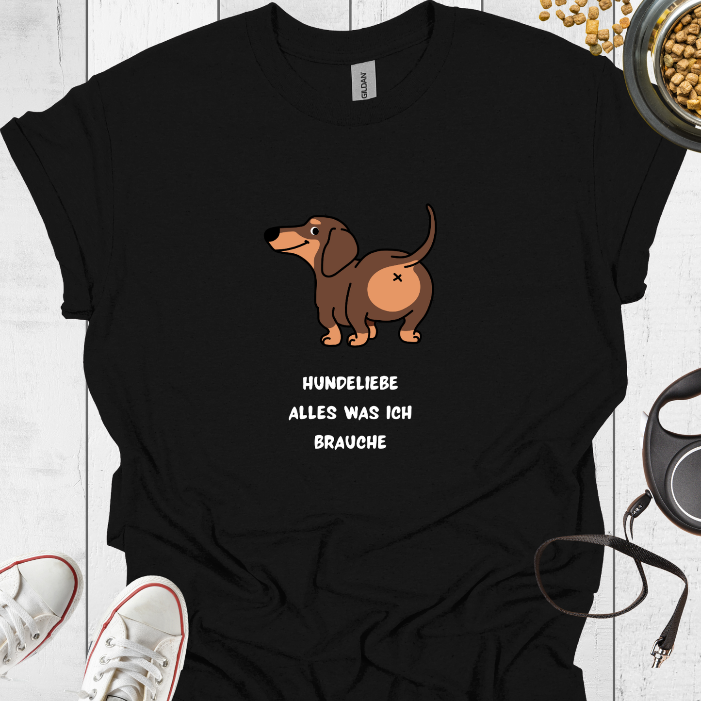 Hundeliebe T-Shirt – Alles, was ich brauche - Hundeliebe Mode
