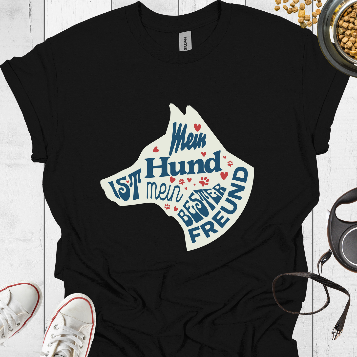 Mein Hund ist mein bester Freund! T-Shirt - Hundeliebe Mode