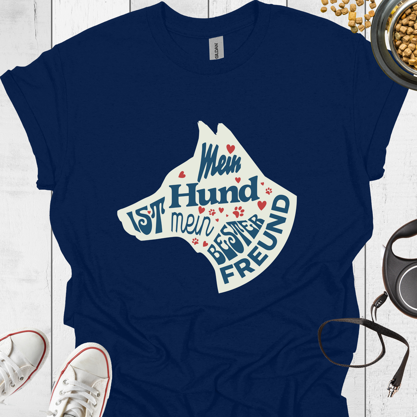 Mein Hund ist mein bester Freund! T-Shirt - Hundeliebe Mode