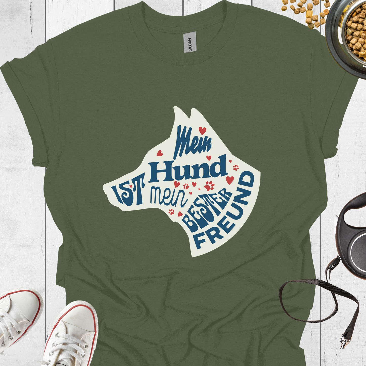 Mein Hund ist mein bester Freund! T-Shirt - Hundeliebe Mode