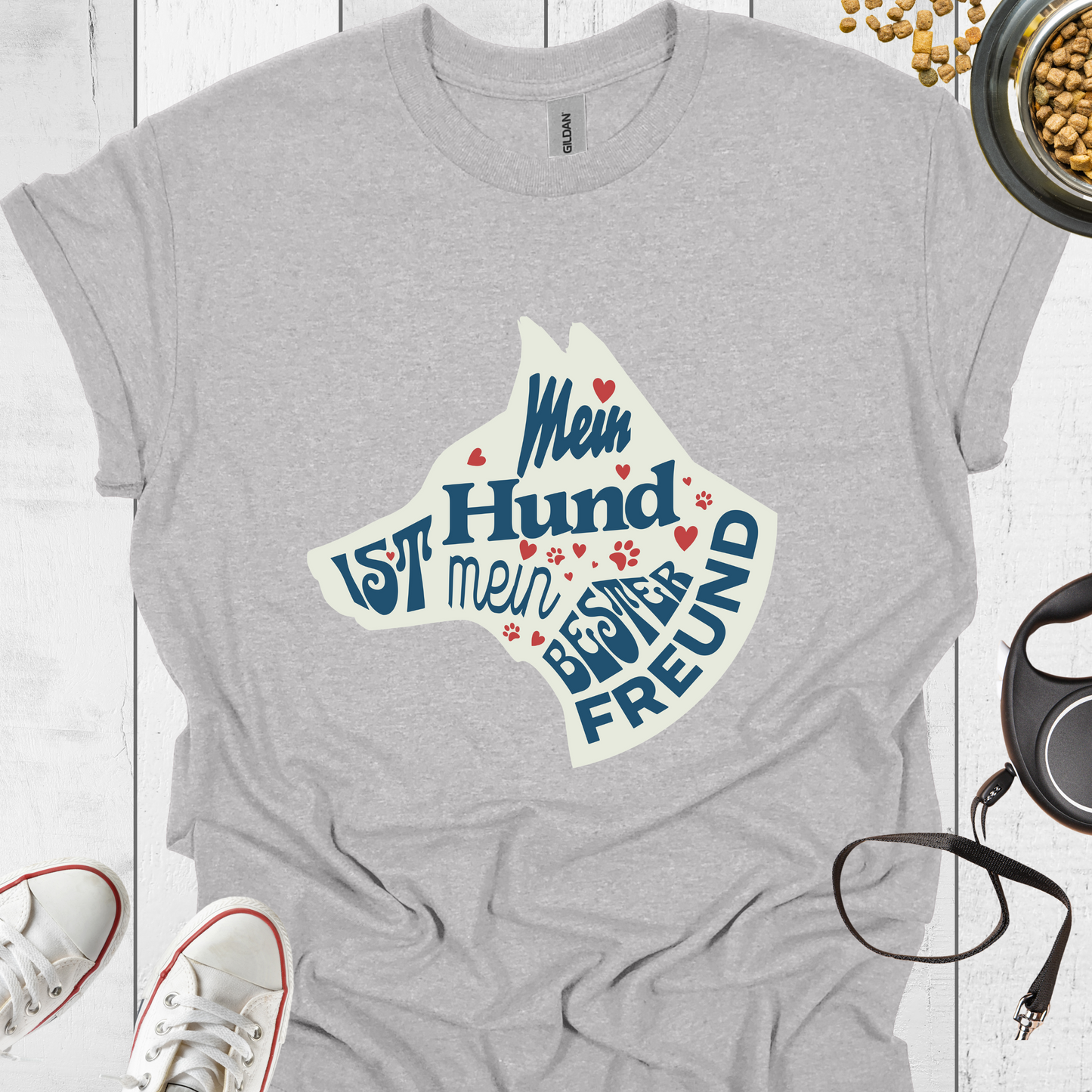 Mein Hund ist mein bester Freund! T-Shirt - Hundeliebe Mode