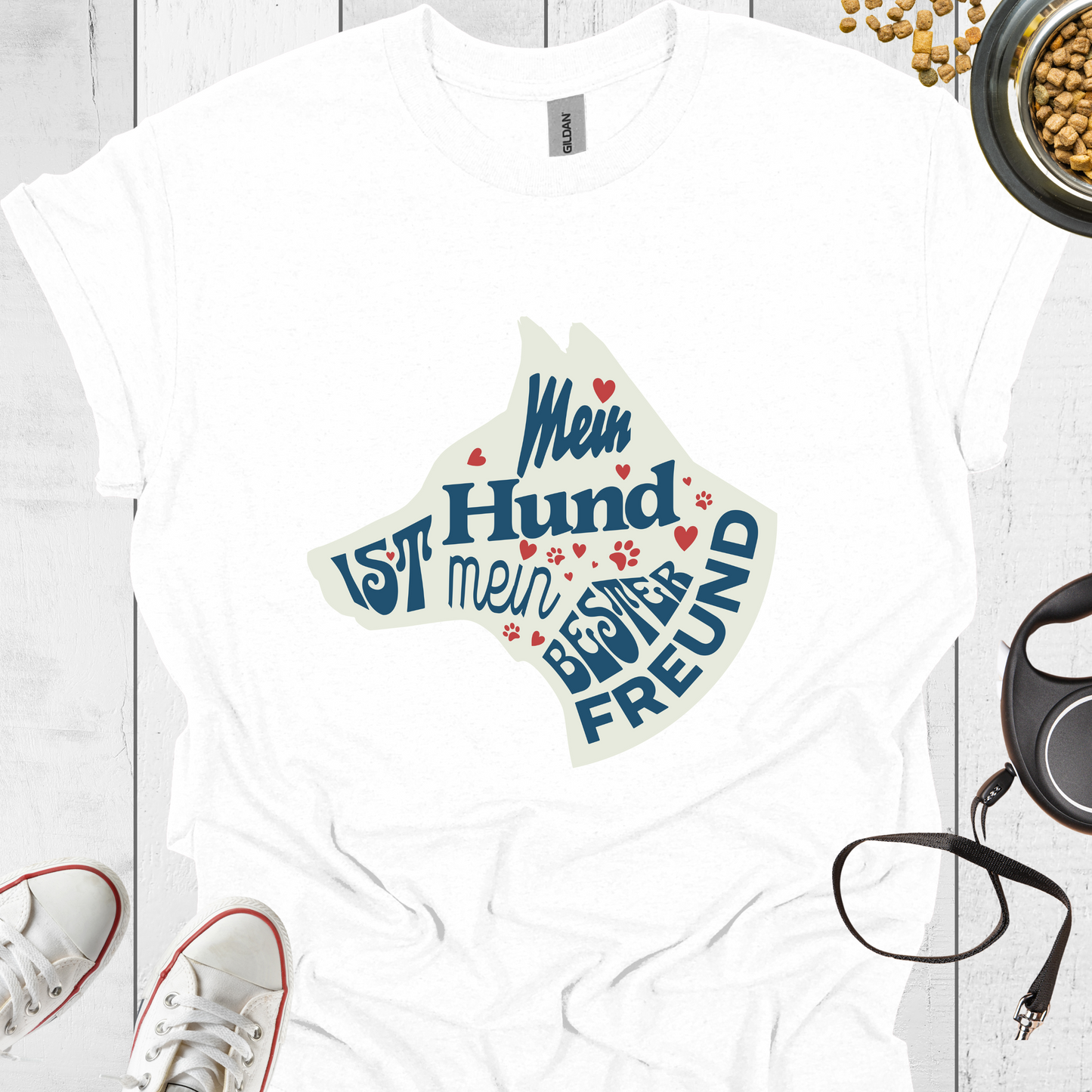Mein Hund ist mein bester Freund! T-Shirt - Hundeliebe Mode