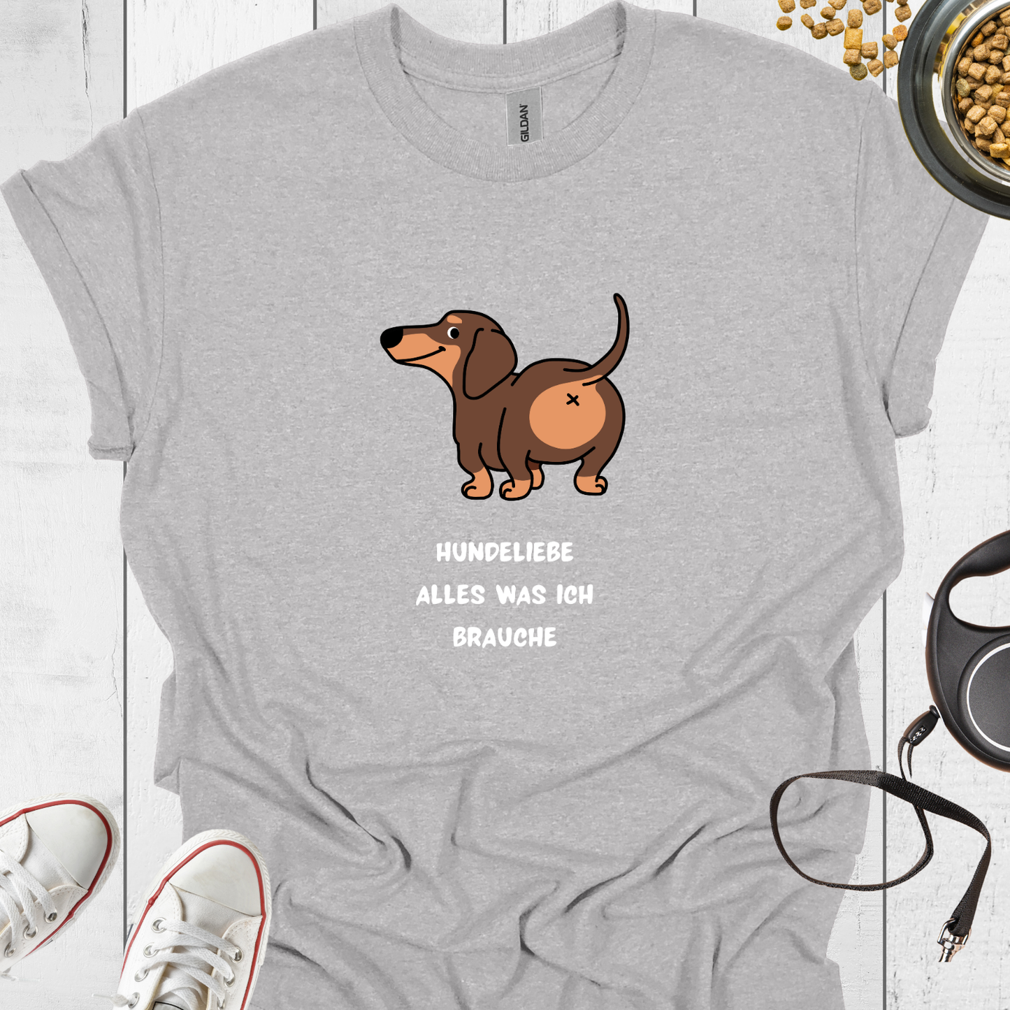 Hundeliebe T-Shirt – Alles, was ich brauche - Hundeliebe Mode