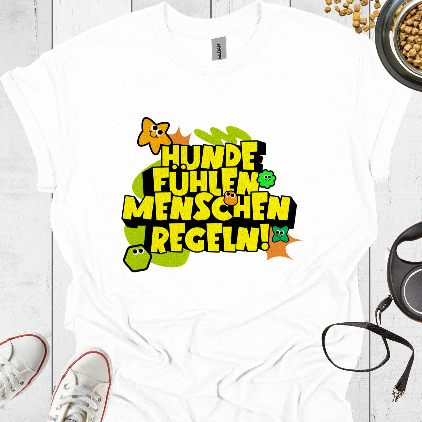 Hunde fühlen, Menschen regeln – T-Shirt