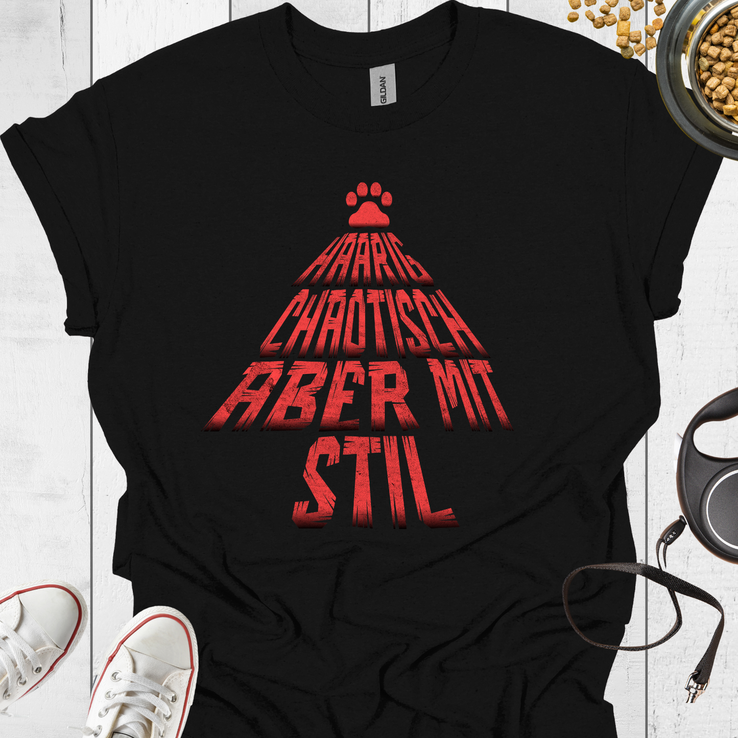 Haarig, chaotisch & stylisch – T-Shirt