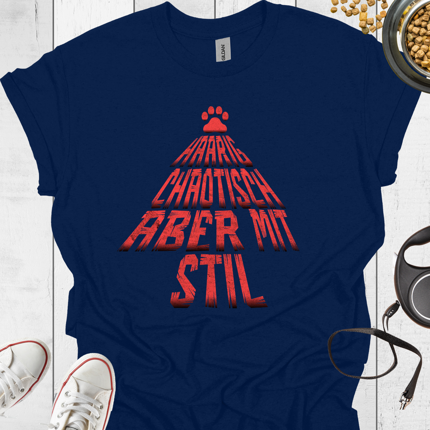 Haarig, chaotisch & stylisch – T-Shirt