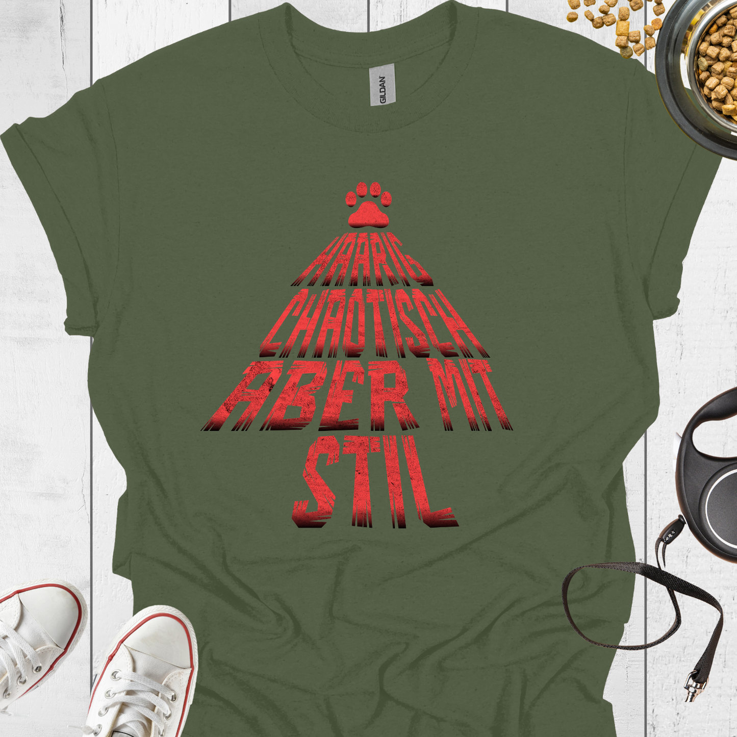 Haarig, chaotisch & stylisch – T-Shirt