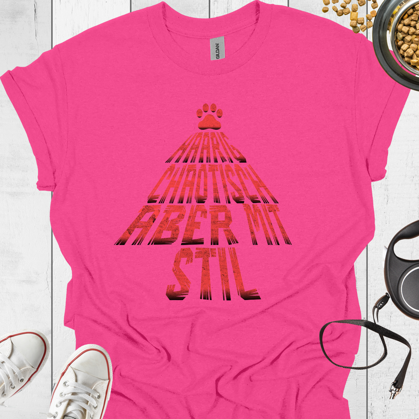 Haarig, chaotisch & stylisch – T-Shirt