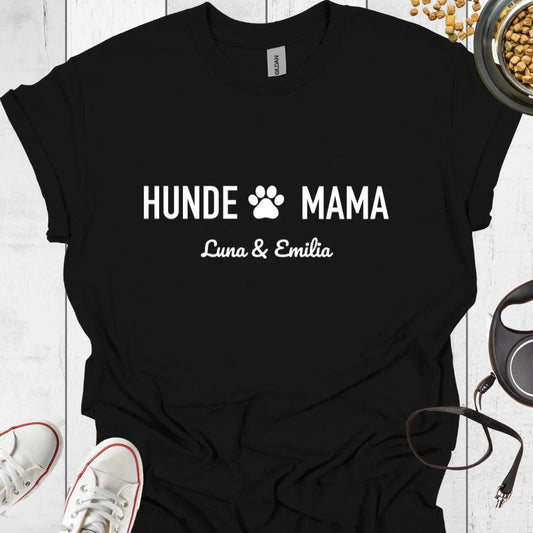 Hunde Mama Personalisiertes T-Shirt - Hundeliebe Mode